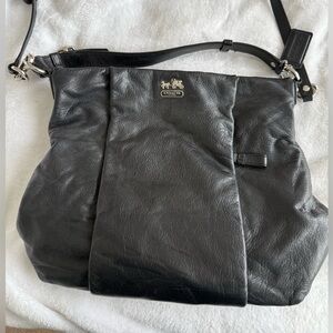 GUC Coach Black Leather Purse